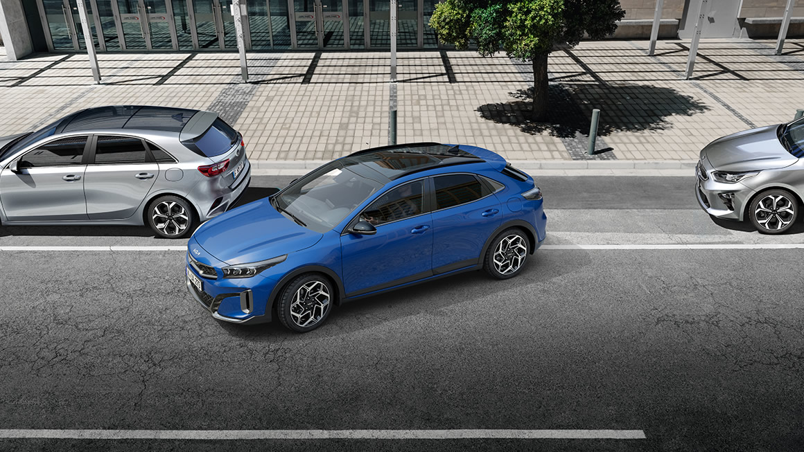 CGI-Visual für Querverkehrswarner (RCCA)