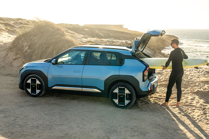 Kia Sportage Rückfahrlicht in der Dämmerung